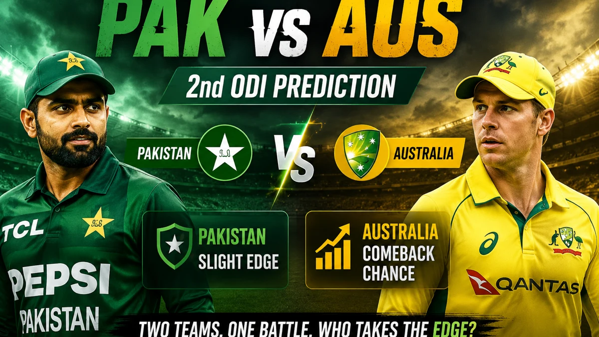 PAK vs AUS 2nd ODI preview 2026 for Best Online Betting India readers