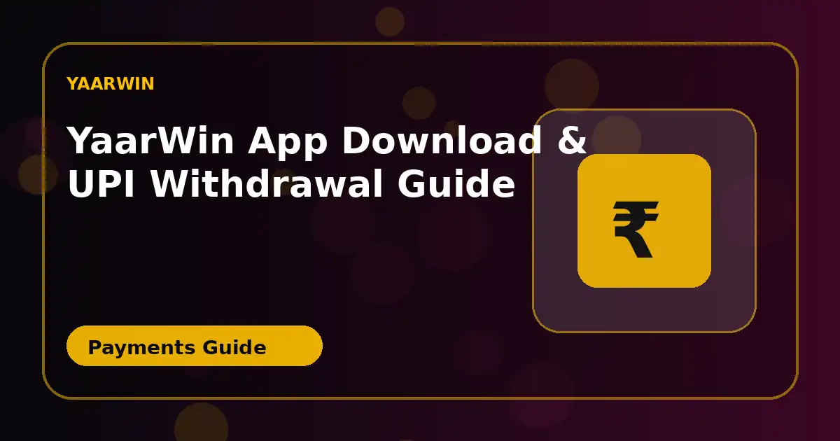 YaarWin register India mobile signup guide cover